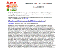 Tablet Screenshot of lpfs.com